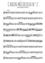 Canon mélodieux N°2 de Georg Philipp Telemann